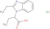 2-(2-Ethyl-1H-benzimidazol-1-yl)butanoic acid hydrochloride