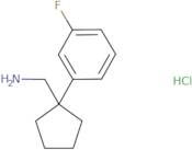 1-[1-(3-Fluorophenyl)cyclopentyl]methanamine hydrochloride