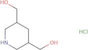 [(3S,5R)-5-(Hydroxymethyl)piperidin-3-yl]methanol hydrochloride