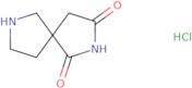 2,7-Diazaspiro[4.4]nonane-1,3-dione hydrochloride