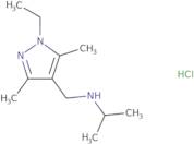 N-[(1-Ethyl-3,5-dimethyl-1H-pyrazol-4-yl)methyl]-2-propanamine hydrochloride