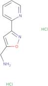 {[3-(2-Pyridinyl)-5-isoxazolyl]methyl}amine dihydrochloride