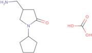 4-(Aminomethyl)-1-cyclopentyl-2-pyrrolidinone - carbonic acid