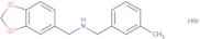 (1,3-Benzodioxol-5-ylmethyl)(3-methylbenzyl)amine hydrobromide