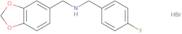 (1,3-Benzodioxol-5-ylmethyl)(4-fluorobenzyl)amine hydrobromide