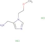 {[1-(2-Methoxyethyl)-1H-imidazol-5-yl]methyl}amine dihydrochloride