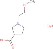 1-(2-Methoxyethyl)pyrrolidine-3-carboxylic acid hydrate