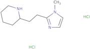 2-[2-(1-Methyl-1H-imidazol-2-yl)ethyl]piperidine dihydrochloride