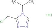 3-(Chloromethyl)-4-isopropyl-4H-1,2,4-triazole hydrochloride