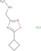 [(5-Cyclobutyl-1,2,4-oxadiazol-3-yl)methyl]methylamine hydrochloride
