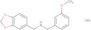 (1,3-Benzodioxol-5-ylmethyl)(3-methoxybenzyl)amine hydrobromide