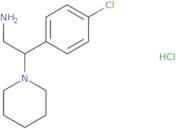 [2-(4-Chlorophenyl)-2-(1-piperidinyl)ethyl]amine hydrochloride