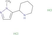 2-(1-Methyl-1H-pyrazol-5-yl)piperidine dihydrochloride