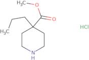 Methyl 4-propyl-4-piperidinecarboxylate hydrochloride
