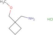 {[1-(Methoxymethyl)cyclobutyl]methyl}amine hydrochloride