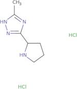 3-Methyl-5-(2-pyrrolidinyl)-1H-1,2,4-triazole dihydrochloride