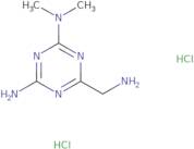 6-(Aminomethyl)-N,N-dimethyl-1,3,5-triazine-2,4-diamine dihydrochloride