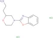 2-[4-(1,3-Benzoxazol-2-yl)morpholin-2-yl]ethan-1-amine dihydrochloride
