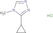 3-Cyclopropyl-4-methyl-4H-1,2,4-triazole hydrochloride