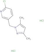 2-Chloro-5-[(3,5-dimethyl-1H-pyrazol-1-yl)methyl]pyridine dihydrochloride