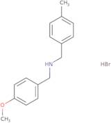 N-[(4-Methoxyphenyl)methyl]-1-(4-methylphenyl)methanamine hydrobromide