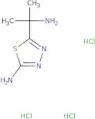 5-(1-Amino-1-methylethyl)-1,3,4-thiadiazol-2-amine trihydrochloride