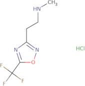 N-Methyl-2-[5-(trifluoromethyl)-1,2,4-oxadiazol-3-yl]ethanamine hydrochloride