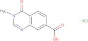 3-Methyl-4-oxo-3,4-dihydroquinazoline-7-carboxylic acid hydrochloride