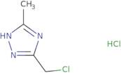 5-(Chloromethyl)-3-methyl-1H-1,2,4-triazole hydrochloride