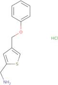 {[4-(Phenoxymethyl)-2-thienyl]methyl}amine hydrochloride