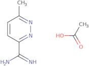 6-Methyl-3-pyridazinecarboximidamide acetate