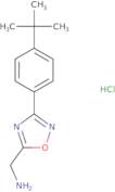 {[3-(4-tert-Butylphenyl)-1,2,4-oxadiazol-5-yl]methyl}amine hydrochloride