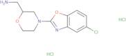 [4-(5-Chloro-1,3-benzoxazol-2-yl)morpholin-2-yl]methanamine dihydrochloride