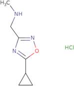 [(5-Cyclopropyl-1,2,4-oxadiazol-3-yl)methyl]methylamine hydrochloride