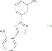 {2-[3-(3-Methylphenyl)-1,2,4-oxadiazol-5-yl]phenyl}amine hydrochloride