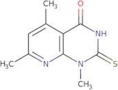 2-Mercapto-1,5,7-trimethylpyrido[2,3-d]pyrimidin-4(1H)-one