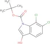 tert-Butyl 6,7-dichloro-3-hydroxy-1H-indole-1-carboxylate