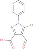 5-Chloro-4-formyl-1-phenyl-1H-pyrazole-3-carboxylic acid