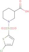 1-[(5-Chlorothiophen-2-yl)sulfonyl]piperidine-3-carboxylic acid