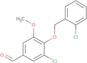 3-Chloro-4-[(2-chlorobenzyl)oxy]-5-methoxybenzaldehyde