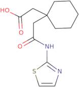 2-(1-{[(1,3-Thiazol-2-yl)carbamoyl]methyl}cyclohexyl)acetic acid