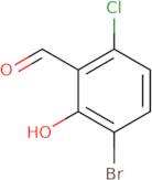 3-Bromo-6-chloro-2-hydroxybenzaldehyde