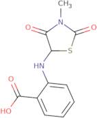 2-(3-Methyl-2,4-dioxo-thiazolidin-5-ylamino)-benzoic acid