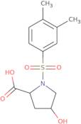 1-(3,4-Dimethylbenzenesulfonyl)-4-hydroxypyrrolidine-2-carboxylic acid