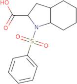 1-(Benzenesulfonyl)-octahydro-1H-indole-2-carboxylic acid