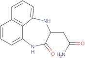 Naphtho[1,8-ef]-1,4-diazepine-2-acetamide, 1,2,3,4-tetrahydro-3-oxo-