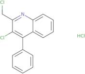 3-Chloro-2-(chloromethyl)-4-phenylquinoline hydrochloride