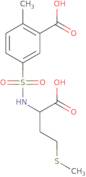 5-{[1-Carboxy-3-(methylsulfanyl)propyl]sulfamoyl}-2-methylbenzoic acid