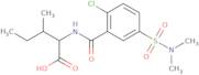 2-{[2-Chloro-5-(dimethylsulfamoyl)phenyl]formamido}-3-methylpentanoic acid