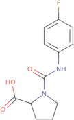 1-[(4-Fluorophenyl)carbamoyl]pyrrolidine-2-carboxylic acid